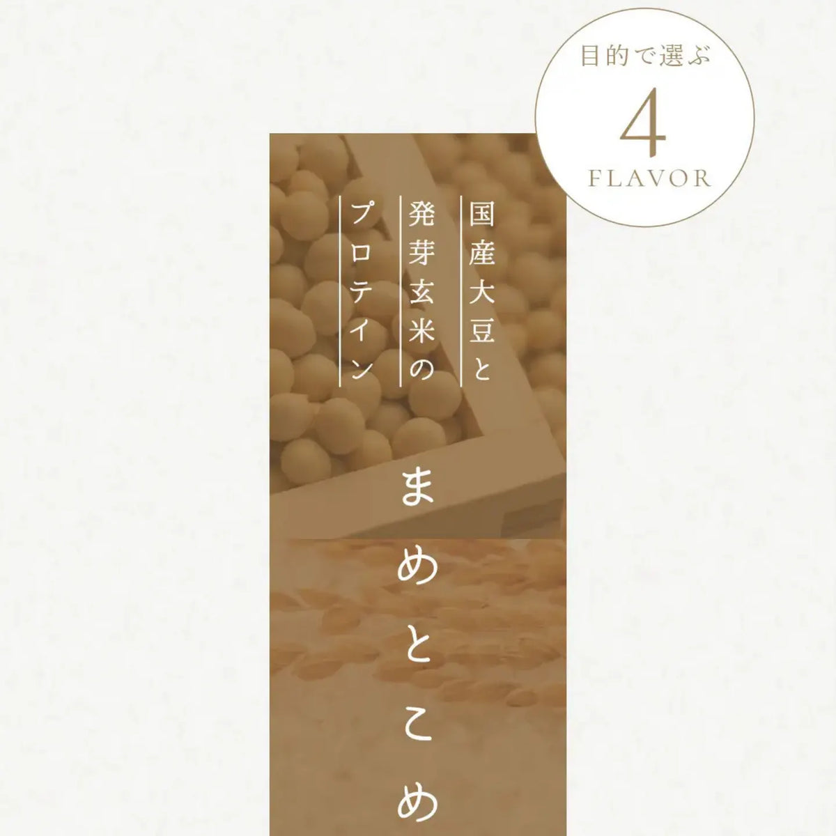 植物性プロテイン「まめとこめ」抹茶味（日々の元気に）
